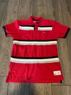 Southpole Red/White 'USA' Polo Shirt - Men's size XLarge/Large